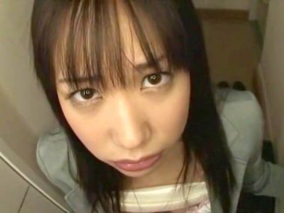 黒髪ロングの清楚で激カワな彼女を朝っぱらからメス犬調教！美尻で尻コキ射精！ご奉仕ノーハンドフェラ！手コキフェラ抜き！_の画像